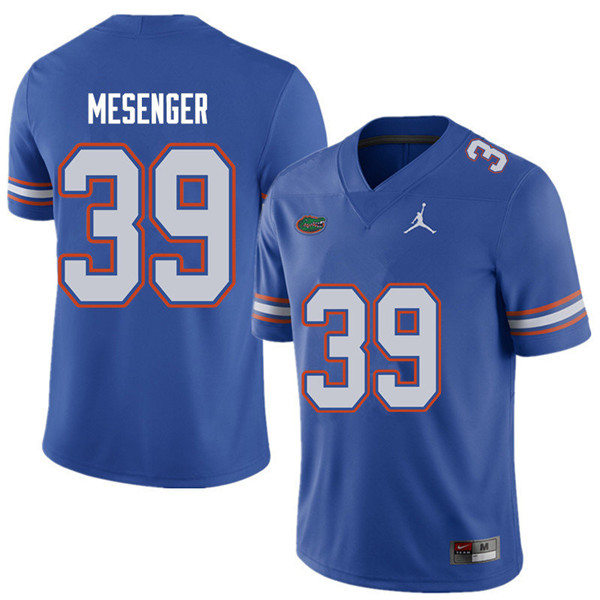 Jordan Brand Men #39 Jacob Mesenger Florida Gators College Football Jerseys Sale-Royal